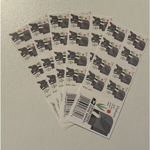 100 Elephant Forever Postage Stamps